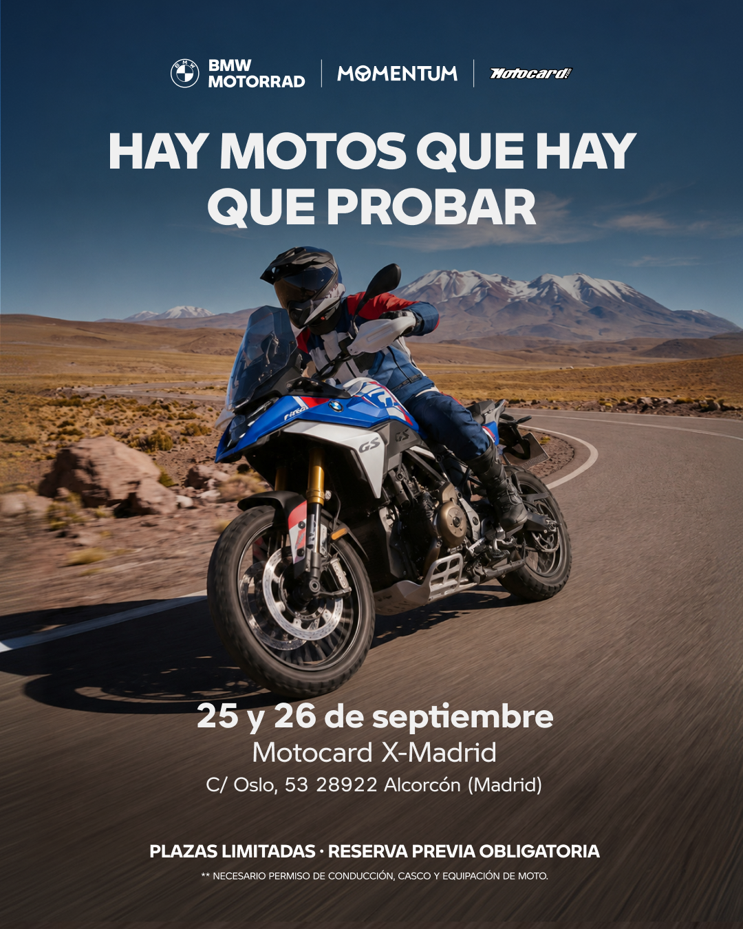 BMW MOTORRAD EXPERIENCE - Motocard X-Madrid